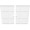 Ekena Millwork Rubik Architectural Grade PVC Ceiling Medallion, 30"OD x 3"ID x 10 1/2"C x 1"P, Two-Piece CMP30RK2-03000 - alternate 4